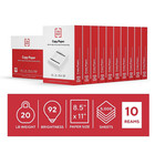 Tru Red 8 5  X 11  Copy Paper  20 Lbs   92 Brightness  500 Sheets ream  10 Reams