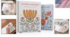 Mindful Moments  Set Of 2 Beautiful Adult Coloring Books With Uplifting Quotes