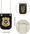Police Badge With Chain And Belt Clip For Police Pretend Play  Detective Role-pl