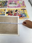 Vintage 1961 Walt Disney Mickey Snow White Sword Stone Placemats Set Of 5 Rare