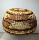 Stunning Karuk Yurok Hupa Wintu Nw Coastal Ca Native 6 5    Ceremonial Basket Cap