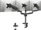 Universal Triple Monitor Arm With Cable Management - Fits Up To 27  Displays