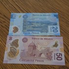 Banco De M  xico Mexico 2010 Banknotes Lot - 20 Pesos   50 Pesos