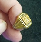 1940 s Lone Ranger Secret Compartment Premium Ring Kix Cereal
