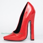  Style Bold 6 Inch High Heel Fetish Pump Drag Queen Unsiex Shoes Size 5 To 15