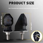 2pair Turn Signal Light Smoke Flush Mount Led Blinker Fit Yamaha Yzf R1 R6 R6s