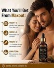 Max Out Afro Ayiti Herbal Massage Oil  1 Fl Oz  30ml   Natural Botanical For Men