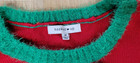 Hooked Up Mens M Novelty Llama Christmas Sweater Crew Neck Ugly Party Bells Ring