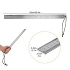 20 heavy Duty Metal Ruler Stainless Steel Precision Metric   Inch Straight Edge