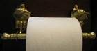 Raven Or Crow Bronze Toilet Paper Holder Or Paper Towel Holder 