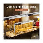 48 Inch Food Heat Lamp Strip Commercial Food Heating Warmer Lights Hanging Ov   
