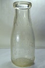 Vintage J  W  Gregg Registered Dairy Washington Dc Pint Milk Bottle O St  Nw