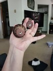 Decorative Bronze Color Curtain Rod Finials Screw-on Set Of 2 Home Decor