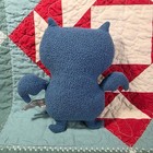 Uglydoll Ice-bat Plush Toy Small Blue Bat Wings Embroidered Teeth