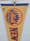 Vintage 1970s Ny New York Mets Official Mlb Baseball 30x12 Full Size Pennant 