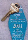 Vintage-rare-the Landmark Hotel Casino Las Vegas Nevada Room Key Chain Fob Wow 