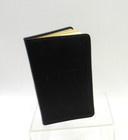 Graphic Image Address Book Pocket Size 3x5  Soft Leather Cover List 40 Black