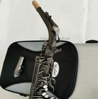 Matte Black Nickel Alto Saxophone Eb Was-660 Sax High Grade Case By Usa Weibster
