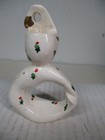 1950 s Holt Howard Christmas Ceramic Pixie Elf Noel Candleholder Letter  o 