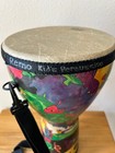 Remo Kid s Percussion Djembe Drum Bongo Animal Print With Hooks 15  Tall