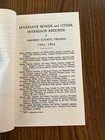Marriage Bonds Of Amherst Co   Virginia 1763-1800 And 1815-1821