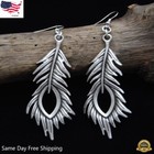 Fashion Women 925 Silver Plated Ear Hook Drop Earrings Jewelry A Pair