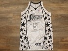 San Antonio Silver Stars 2009 Shanna Crossley Wnba Game Used Basketball Jersey L