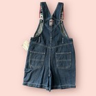 Vtg Looney Tunes Tweety Bird Denim Bib Shortall 7 8 Girls 90   s Overalls Boys Nwt