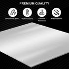 304 Stainless Steel Sheets  2 Pack 6 X 6 X 1 8 Inch Metal Plate