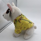 Spuds Mackenzie Dog 1987 Bud Light Plush Stuffed Hawaiian Shirt Applause Korea