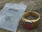 1950s 1960s Ford Truck Logo Gold Chrome Ring  13 Nos Hi- Quality Class