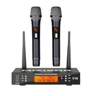 Wireless Microphone System  2 Channel Professional Uhf Cordless Handheld 