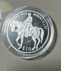 American Mint  999 Silver Proof  10 Civil War - Robert E  Lee On Horse Coa 