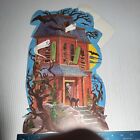 Vintage Halloween Eureka Die Cut Haunted House New Old Stock Spooky