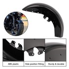 Vivid Blk 17 -21  Wheel Front Fender Fit For Harley Touring Road Glide 2014-2024