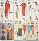 Lot Of 18 Vintage Vogue Patterns 1990s For Women Mixed Sizes Uncut