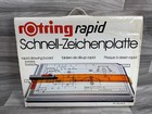 Vintage Rotring Rapid Drawing Board With Angle Attachment - Stop   Go Mechanism