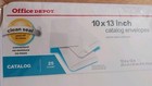 Office Depot 10  X 13  Catalog Envelopes W clean Seal - White 25ea