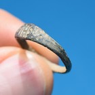 1600s Ihs Jesuit Ring Found     Antique 17th Century Bronze Ring    