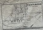 Penns Creek Snyder County  Pa 1868  Map With Homeowners Names Shown