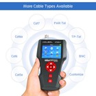 Lan Network Cable Tester Diagnosis Tone Rj11 Rj45 Bnc Poe Telephone Wire Tracker