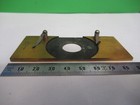 Antique Brass Bausch Lomb Rare Stage Plate Microscope Part As Pictured  83-ft-03