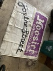 Vintage 1960s Hoosier Racing Tire Advertisement Banner