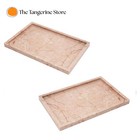 Natural Pink Marble Vanity Tray