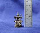 Thai Buddha Brass Amulet Phra Phrom 4 Face Lord Brahma Talisman