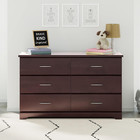 Brookside 6-drawer Dresser  espresso      Greenguard Gold Certified  Nursery   Kid