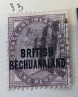 Bechuanaland Stamps Set Of 2  1891 Sg 34 Mint no Hinge   33 Hinge British Colony