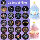 Star Projector Kids Baby Night Light Room Decor 21 Films Music Bluetooth Remote