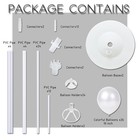 Balloon Column Stand Kit 2 Sets Of Assorted Rainbow Balloon Tower Pillar With   