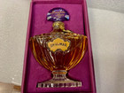 Vintage 1 Oz 1960 s Shalimar Parfum Extrait With Box  Blue Glass Stopper